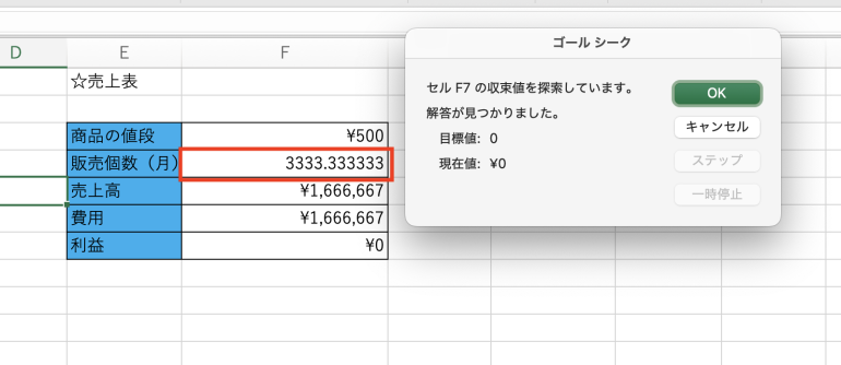 販売個数や売上高を算出