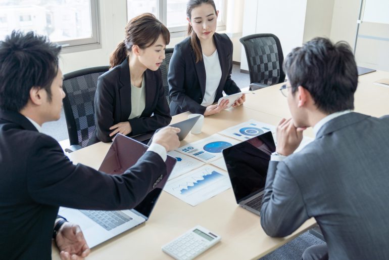 経営のミーティング