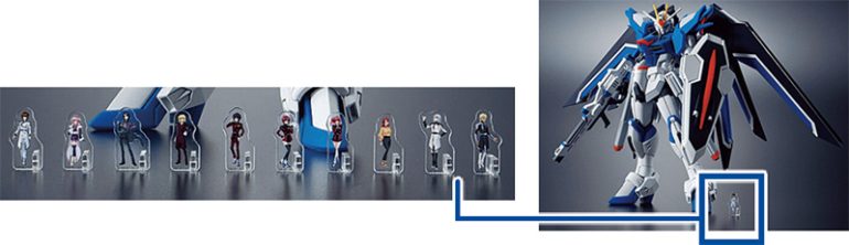 バンダイ『「機動戦士ガンダムSEED FREEDOM」
ミニアクシリーズ アクリルスタンド(10種セット)』
