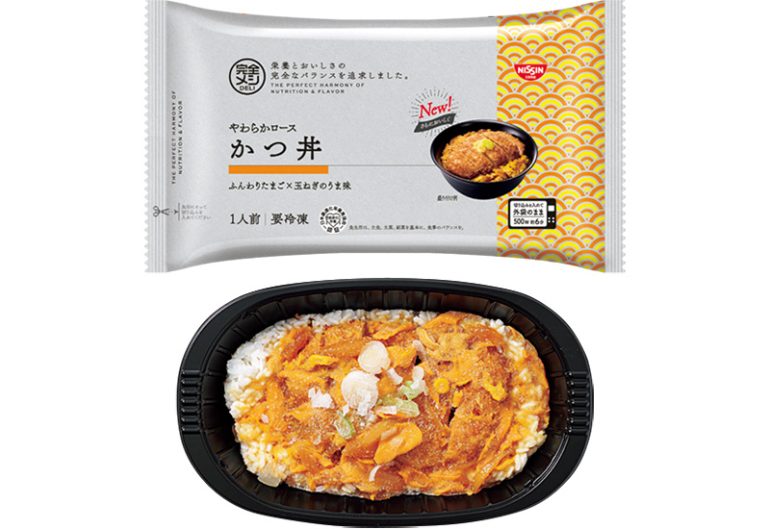 日清食品『冷凍 完全メシ DELI やわらかロースかつ丼』