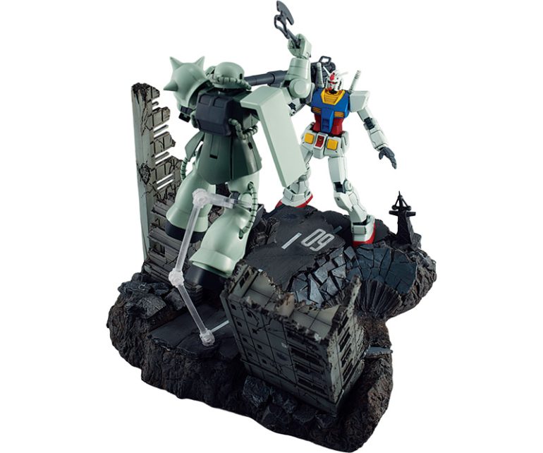 ガハウス『RMS Gストラクチャー 機動戦士ガンダム【GS02M】
ニューヤーク市廃墟(マテリアルカラーエディション)』