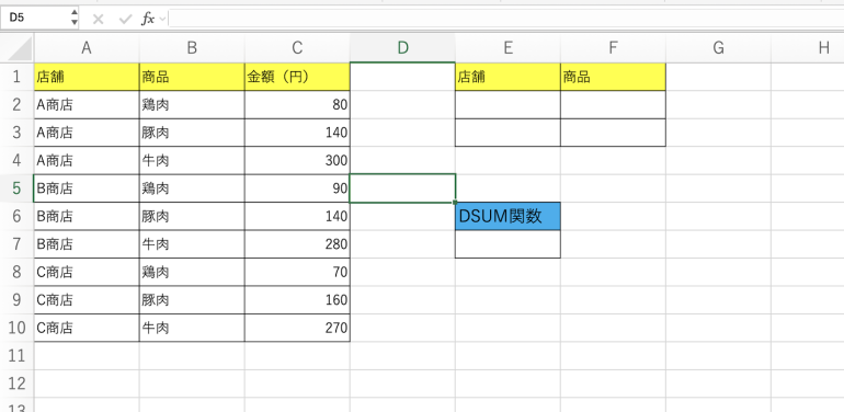 データベース作成