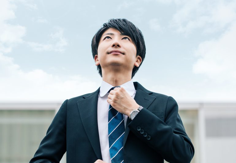 前向きなビジネスパーソン