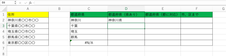 神奈川県が表示