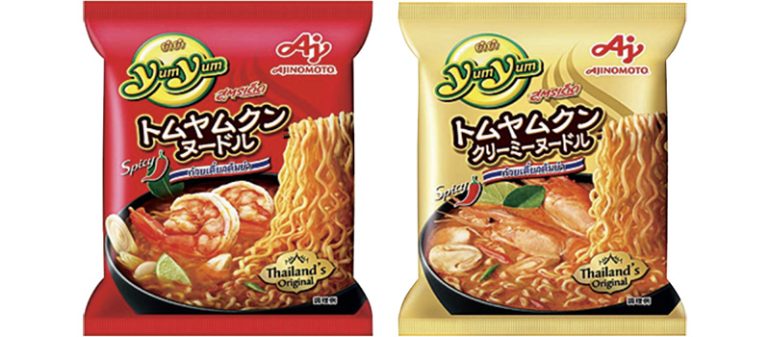 味の素『「Yum Yum」 トムヤムクンヌードル/トムヤムクンクリーミーヌードル』