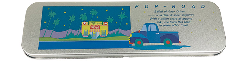 サンスター文具　缶ペンケース