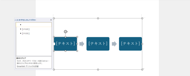 手順のテンプレート