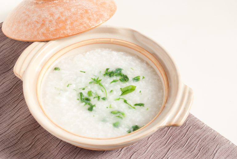 土鍋で作る七草がゆ