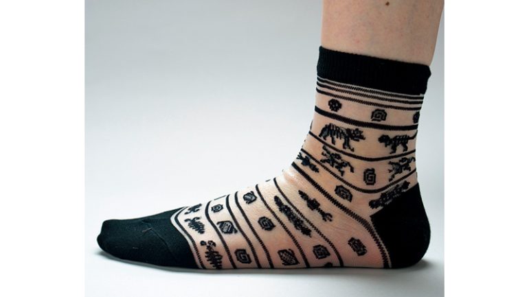 リアル地層靴下