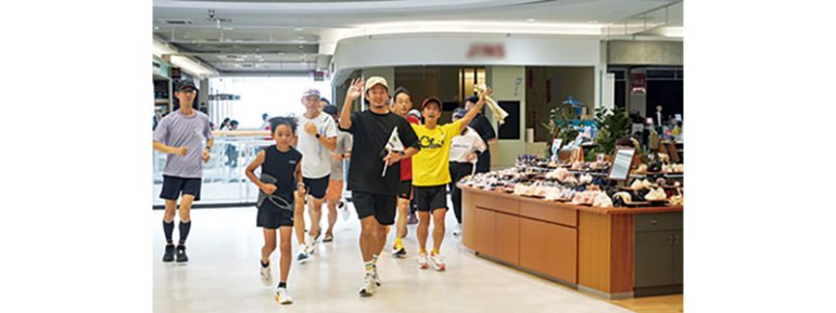 イオンモールでランニング