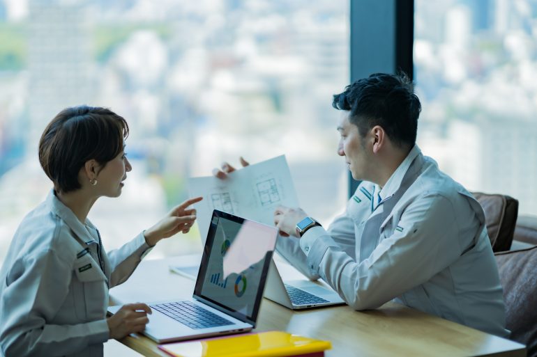 建築業界の打ち合わせ