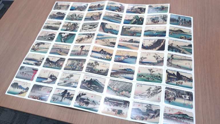 永谷園の名物企画「東海道五拾三次カード」の封入が終了していた！担当