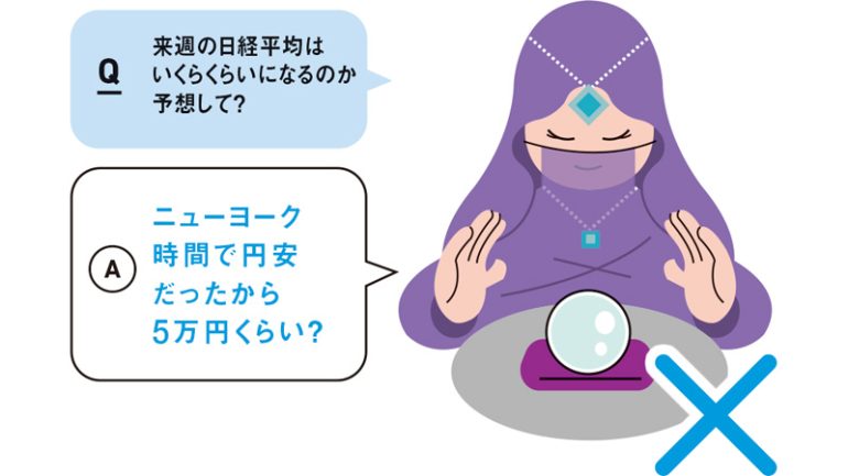 価格を〝占う〟使い方は悪手