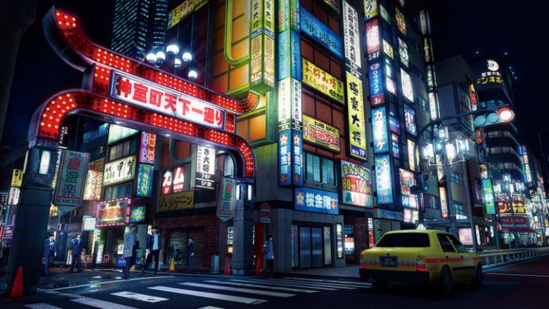 見慣れた看板が没入感を何倍にも増してくれる