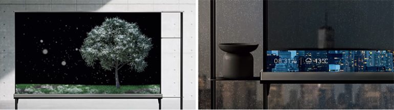 『透過型ワイヤレス4K有機ELテレビ「LG SIGNATURE OLED T」』