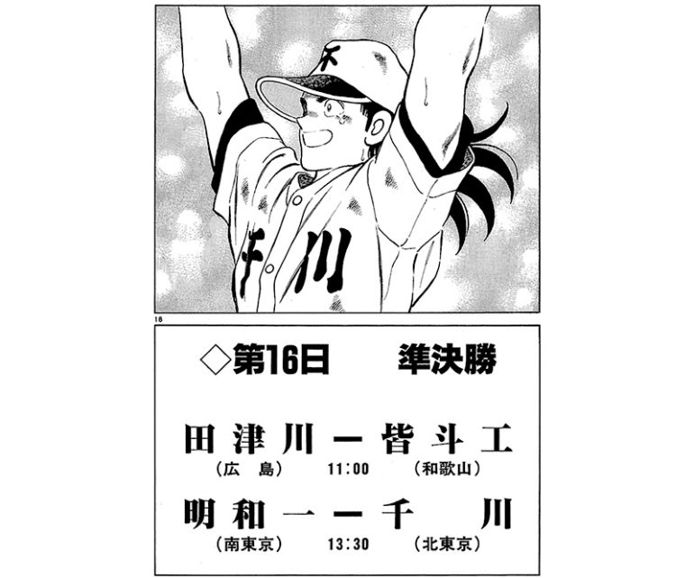 『H2』で木根が先発完投勝利したシーン