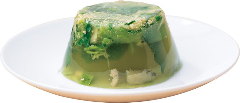 食べるスープのゼリー寄せ