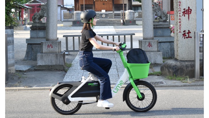 PEUGEOT CitiBike 折りたたみ自転車 ライムグリーン アジア初導入！LimeBikeが日本でシェアリングサービスを開始、都内16区