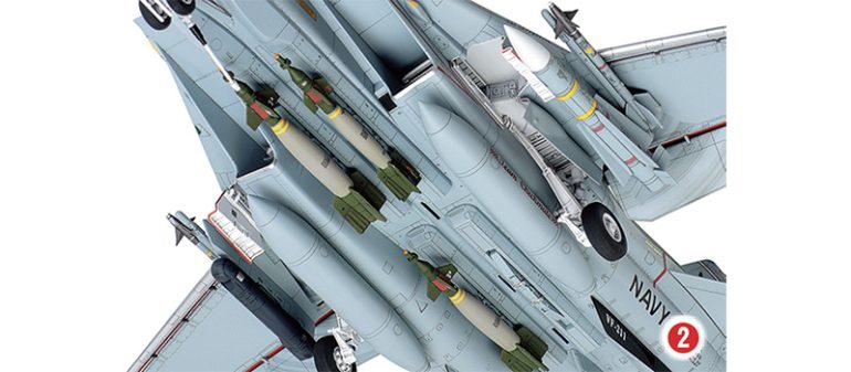 タミヤ『1/48 グラマン F-14A トムキャット(後期型)発艦セット』