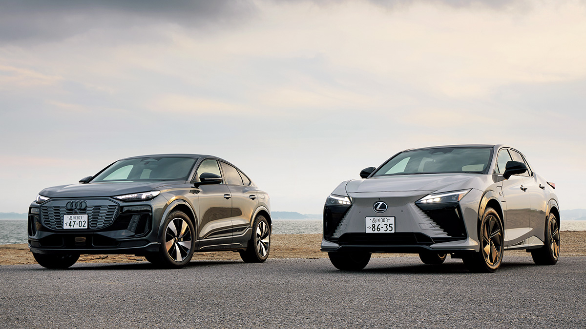 レクサス『RZ 550eF SPORT』vs アウディ『Q6 Sportback e-tron』