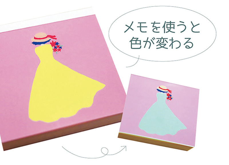 MEKURUシリーズ『色変わるメモ帳』