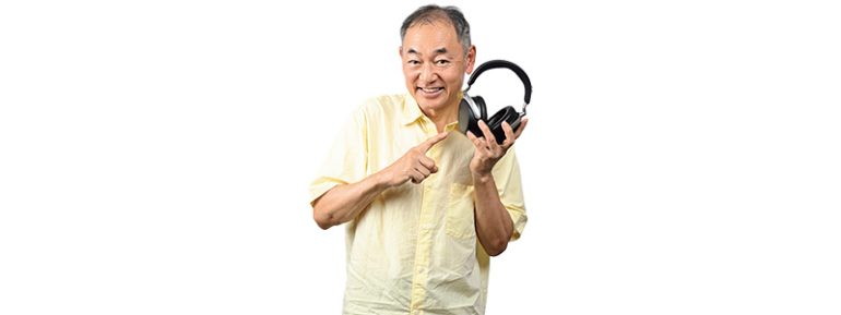 川野さんはゼンハイザー